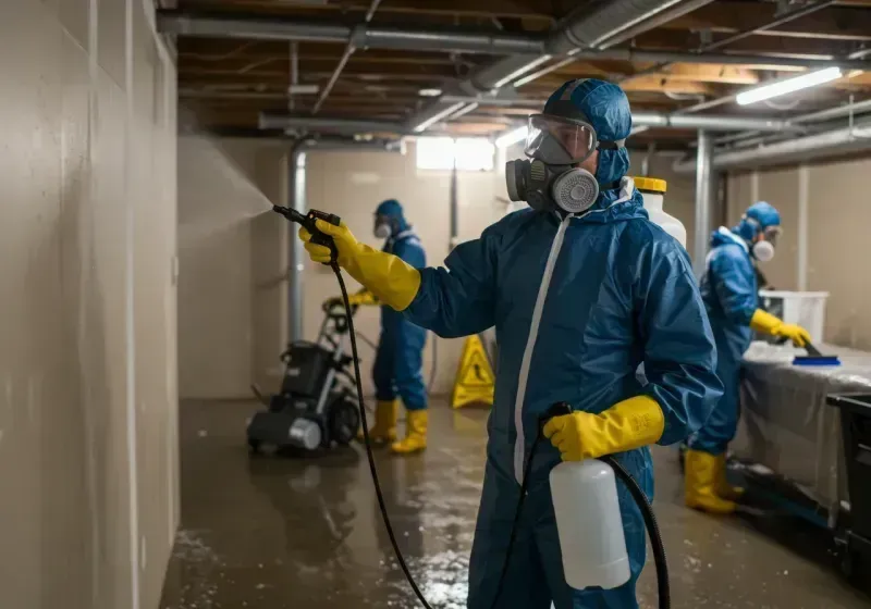 Basement Sanitization and Antimicrobial Treatment process in Siskiyou County, CA